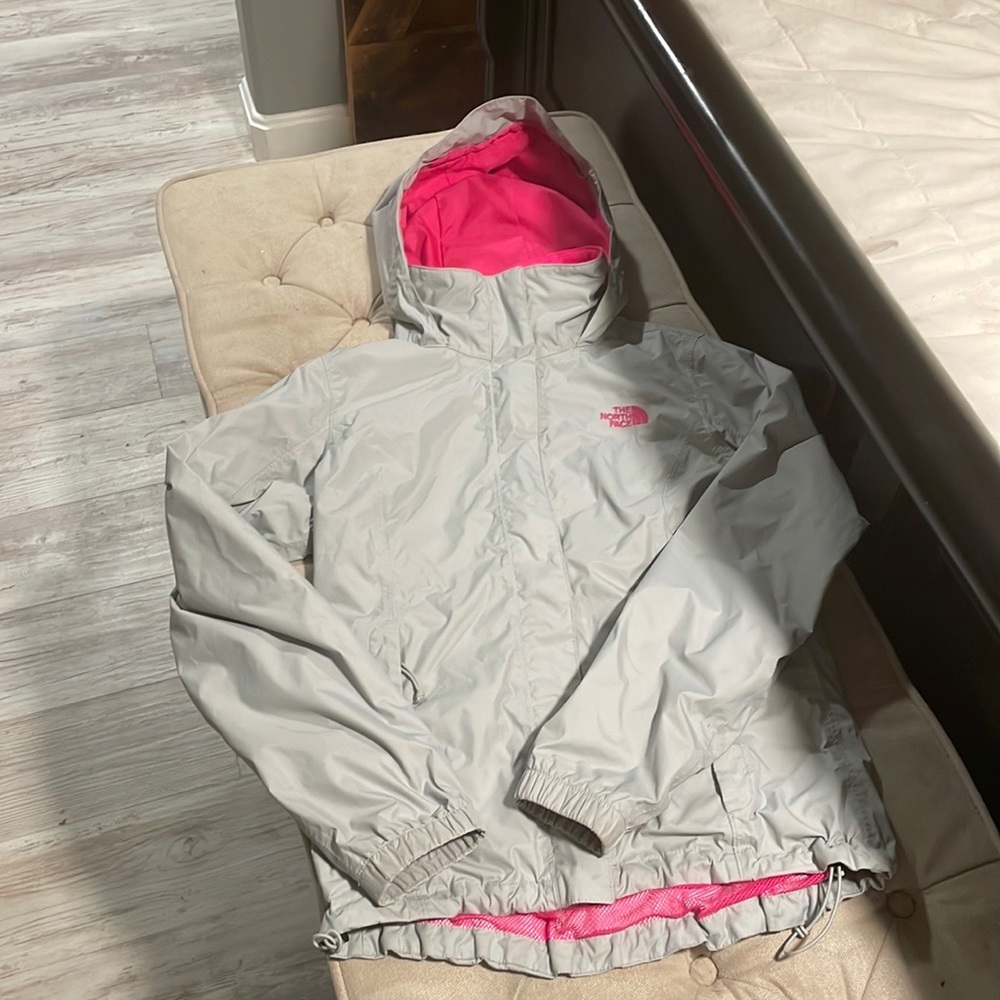 The North Face rain jacket small